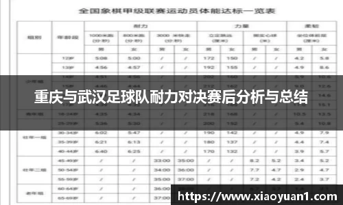 重庆与武汉足球队耐力对决赛后分析与总结