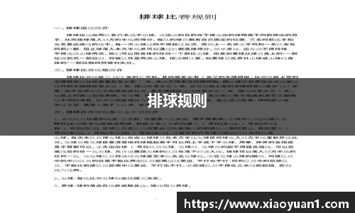 排球规则